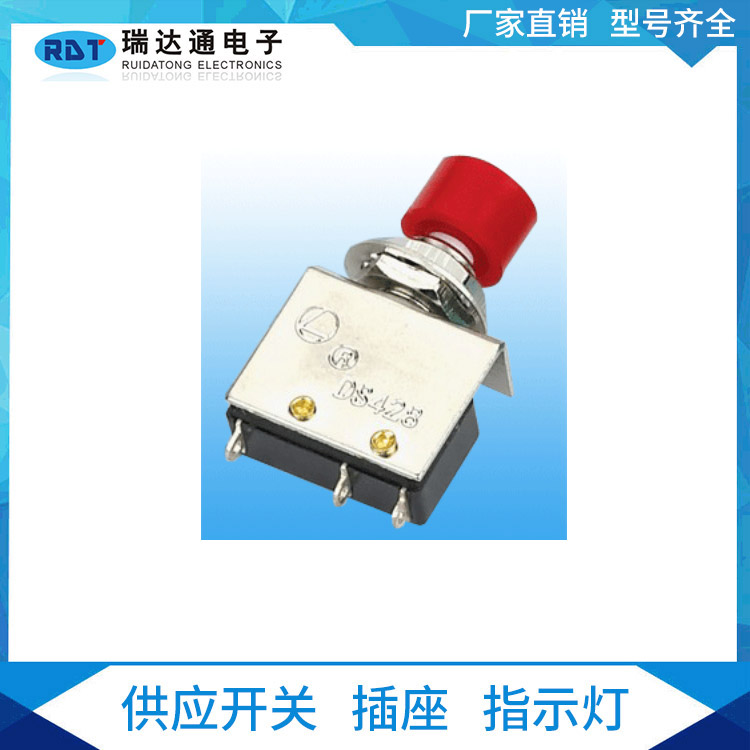 紅色綠色圓形按鈕開關(guān)帶鎖 DS428
